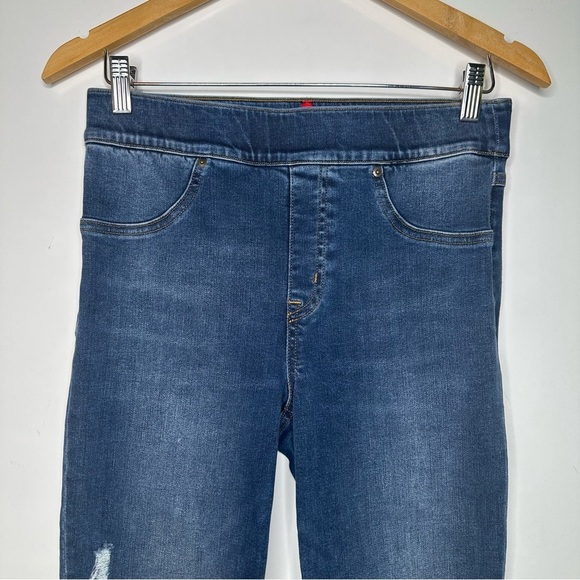 SPANX Distressed Skinny Jeans Size XL #20203R - Picture 3 of 11